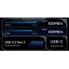 爱国者双接口固态优盘256G